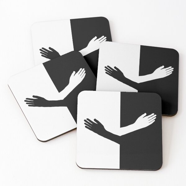 Item preview, Black And White Hands Working Together Across Lines designed and sold by adesignworld.
