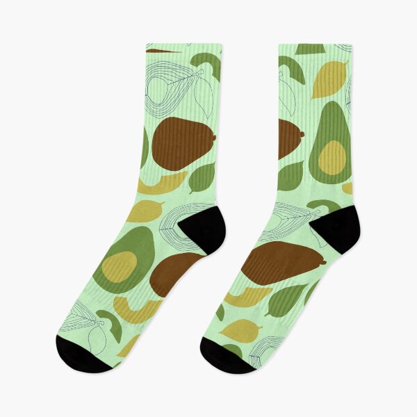 Item preview, Light green and yellow avocado fruit pattern gift design designed and sold by Michael Schmidt.