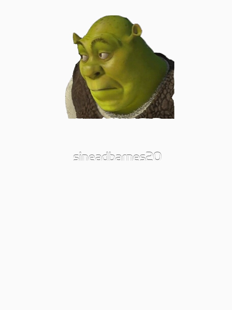 shrek face Sticker for Sale by sineadbarnes20