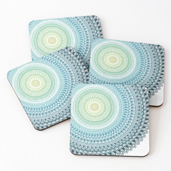 Item preview, Mandala design with ocean colors designed and sold by Mandala & More.