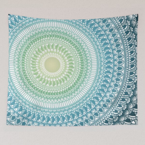 Item preview, Mandala design with ocean colors designed and sold by Mandala & More.