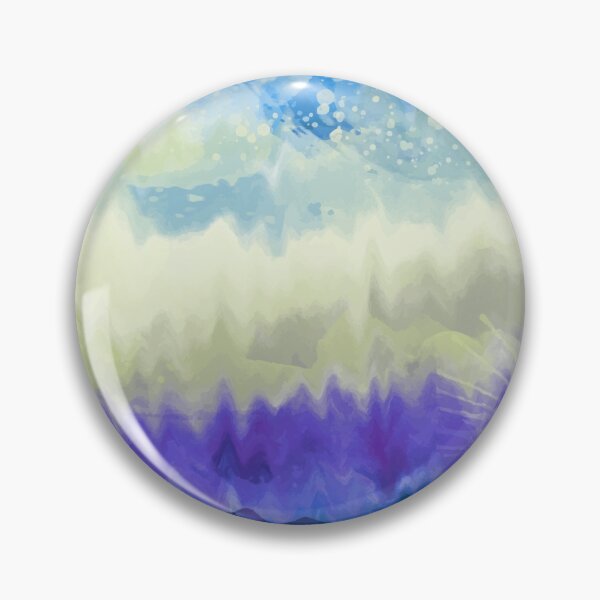Item preview, Tie Dye abstract rainbow lines, blue, purple, bright, yellow designed and sold by avit1.