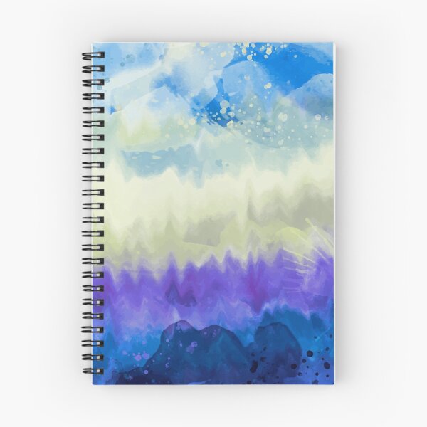 Item preview, Tie Dye abstract rainbow lines, blue, purple, bright, yellow designed and sold by avit1.