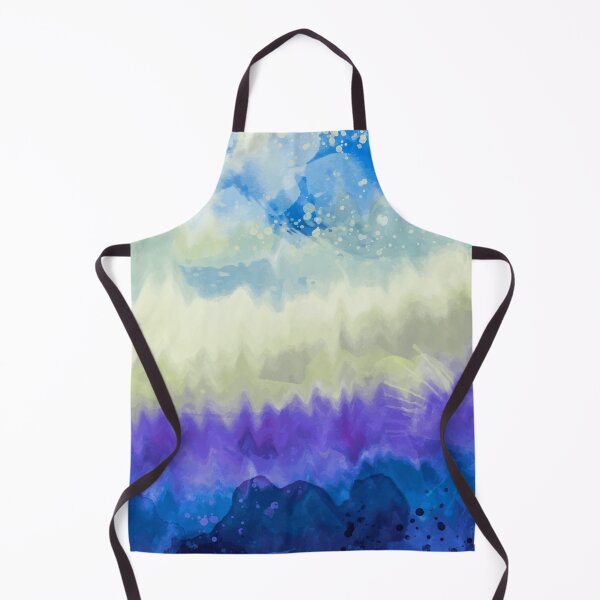 Item preview, Tie Dye abstract rainbow lines, blue, purple, bright, yellow designed and sold by avit1.