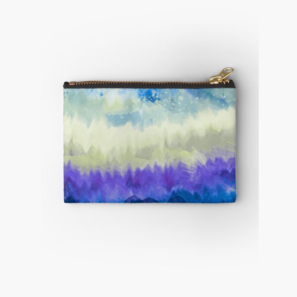 Item preview, Tie Dye abstract rainbow lines, blue, purple, bright, yellow designed and sold by avit1.