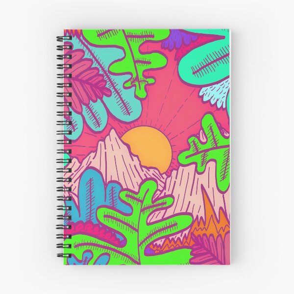 Item preview, Neon Colored leaves Pattern designed and sold by Memituss.