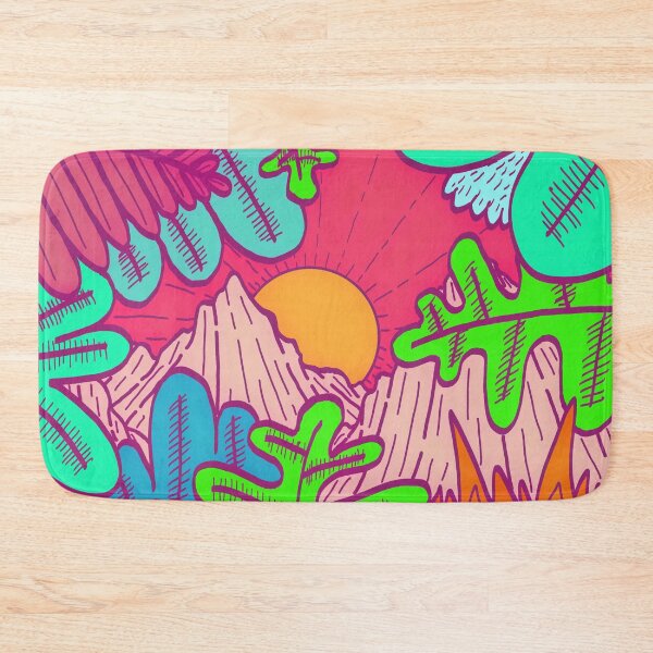 Item preview, Neon Colored leaves Pattern designed and sold by Memituss.