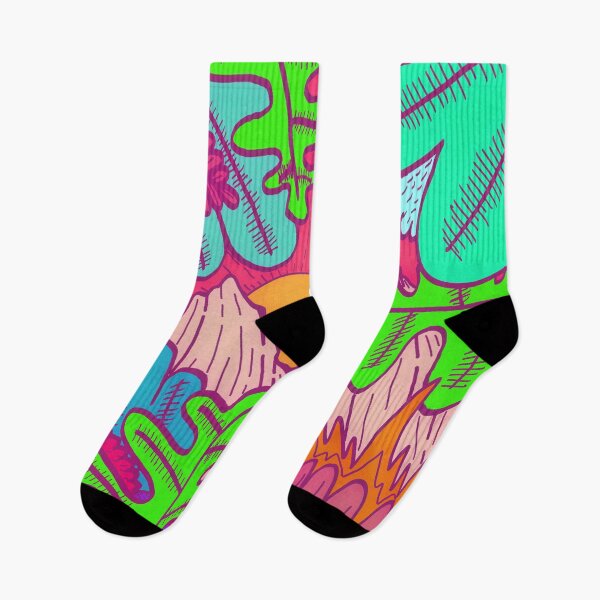 Item preview, Neon Colored leaves Pattern designed and sold by Memituss.