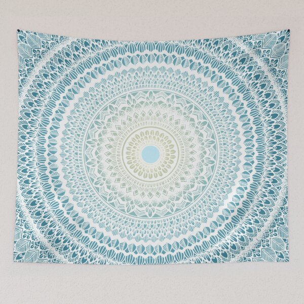 Item preview, Blue gradient mandala art designed and sold by Mandala & More.