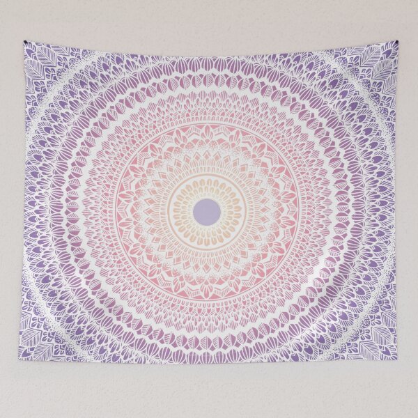 Item preview, Pink and purple gradient mandala  designed and sold by Mandala & More.