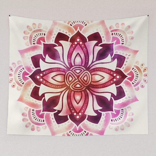 Item preview, Ornate Lotus Flower Mandala designed and sold by serenaking.