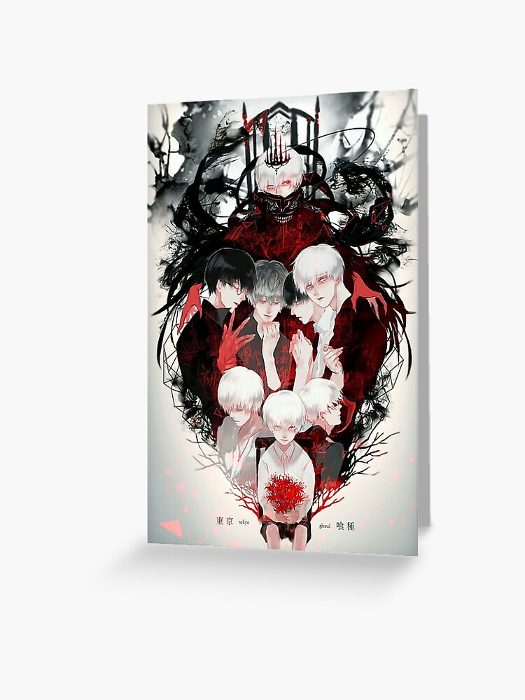 Tokyo Ghoul Ken Kaneki Greeting Card For Sale By Zayagotshotty Redbubble