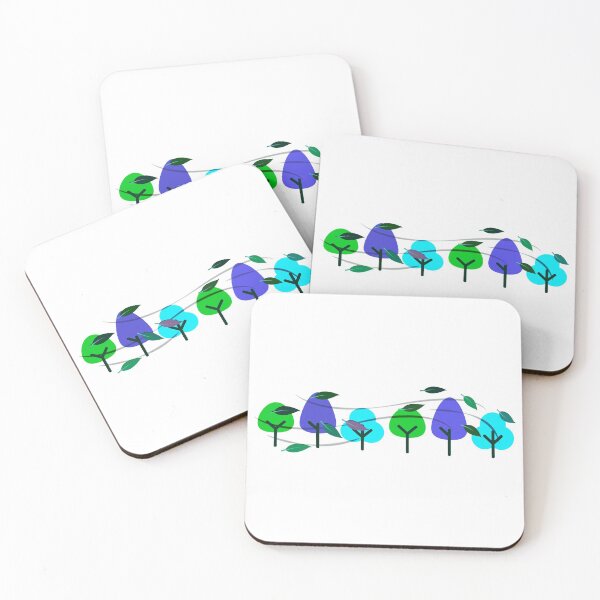 Item preview, Sticker stormy autumn trees lose leaves colorful mix of colors autumnal pattern self-made designed and sold by Shirtilike.