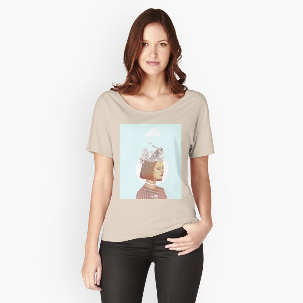 Aperçu de l'œuvre T-shirt coupe relax créée et vendue par misskatz.