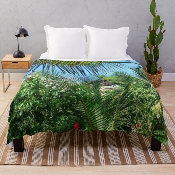 Item preview, green floral beach side  designed and sold by -BENOVI.