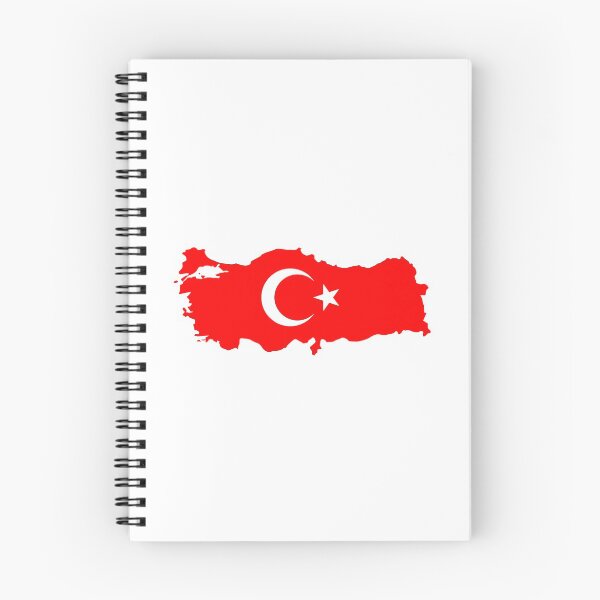 Item preview, Turkey flag map shape sticker - Turkish flag with moon and star  designed and sold by mrsupicku.