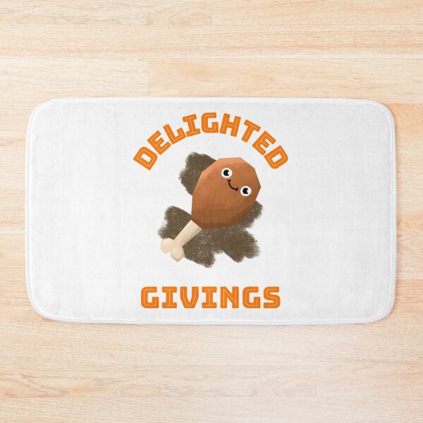 Item preview, Delighted Givings | Thanksgiving Holiday | Autumn Harvest Festival | Cute Drumstick Lettering Design designed and sold by Ainbowz-Artwork.