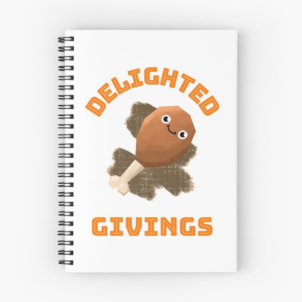 Item preview, Delighted Givings | Thanksgiving Holiday | Autumn Harvest Festival | Cute Drumstick Lettering Design designed and sold by Ainbowz-Artwork.