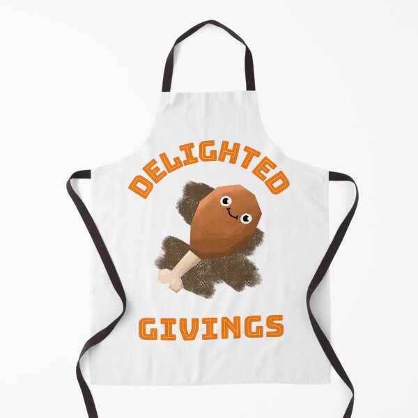 Item preview, Delighted Givings | Thanksgiving Holiday | Autumn Harvest Festival | Cute Drumstick Lettering Design designed and sold by Ainbowz-Artwork.