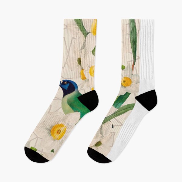 Item preview, Green Jay and Narcissus designed and sold by FlaminiaBasso.