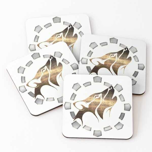 Item preview, Metallic howling wolf designed and sold by Alkaravan Creators.