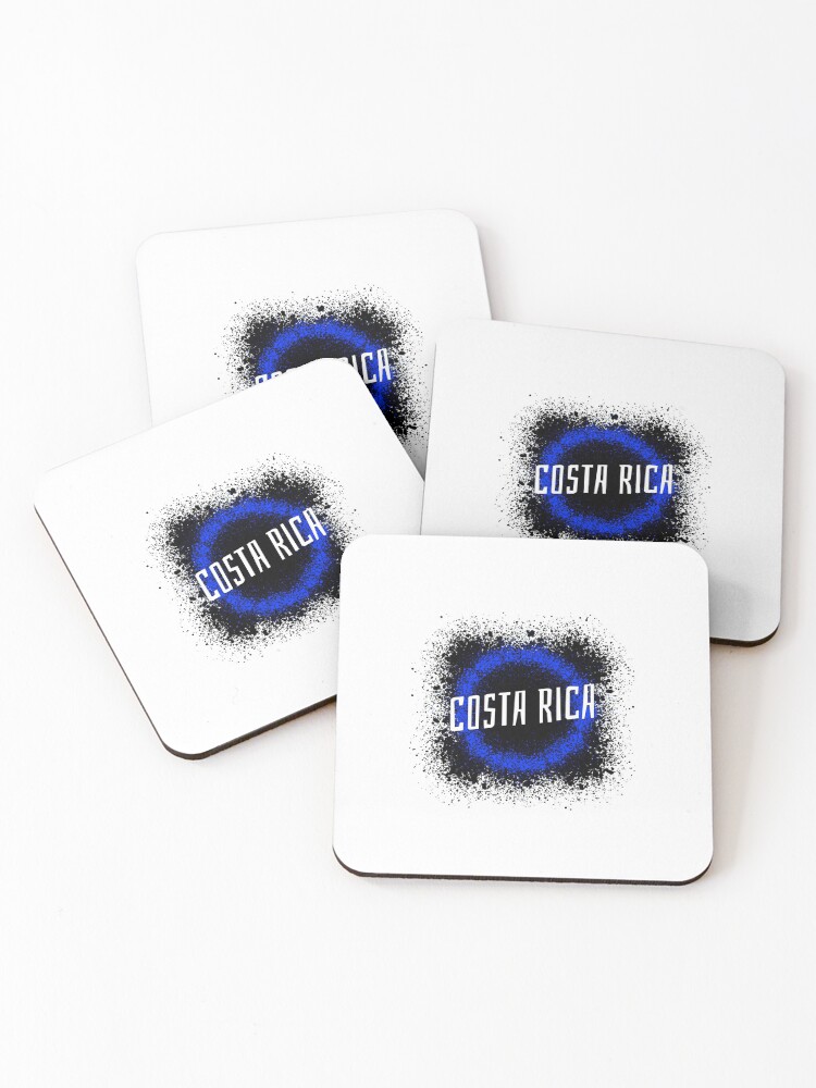 Thumbnail 1 of 5, Coasters (Set of 4), Costa Rica Proud designed and sold by JungleJava.