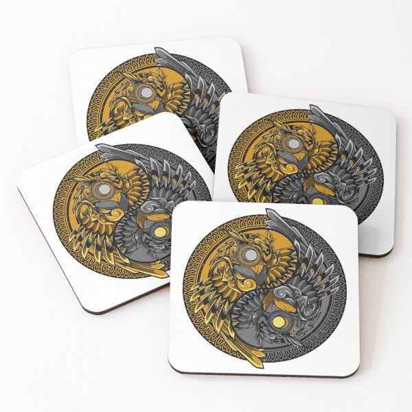 Item preview, Yin Yang Owl Art Work designed and sold by JTS STORE.