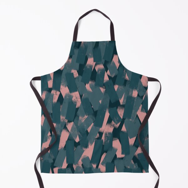 Item preview, Shades of Dark Green and Blush Pink Smudgy Brush Strokes designed and sold by OneThreeSix.