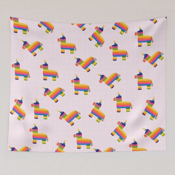 Item preview, Cute Pinata Print on Pink Background designed and sold by kapotka.