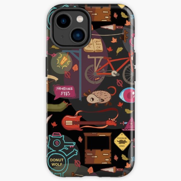 Night in the Woods Weird Autumn Pattern iPhone Tough Case