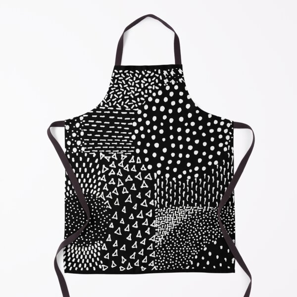 Item preview, White dots hand drawn abstract pattern designed and sold by Aftinia.