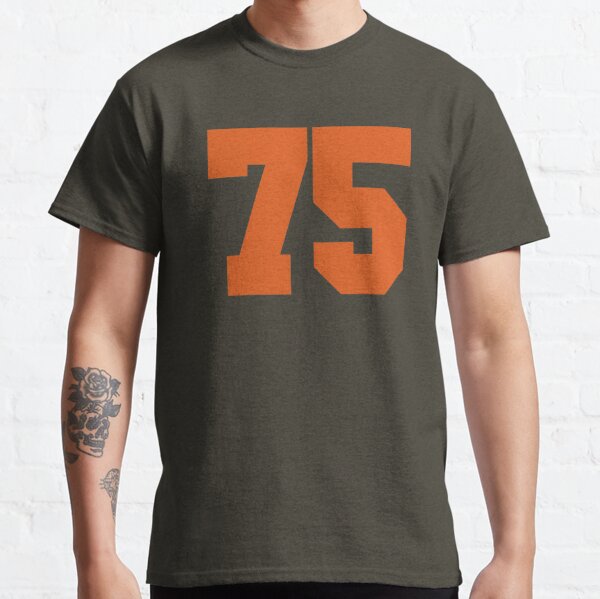 Men's Gray Cleveland Browns 75th Anniversary T-Shirt