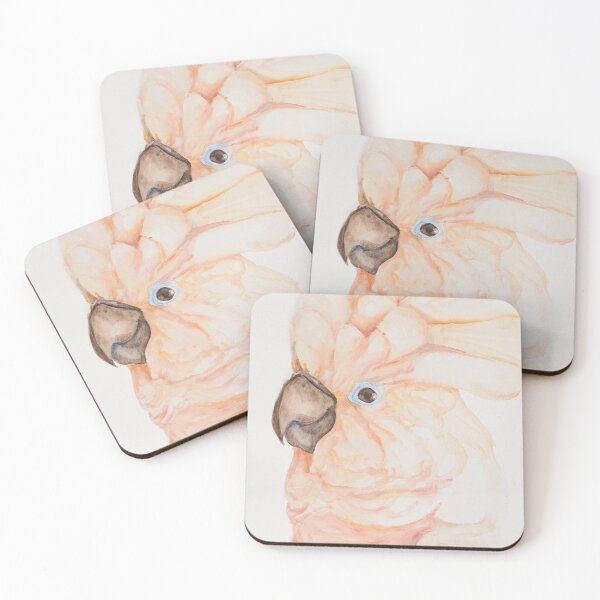 Item preview, Pink Cockatoo Print Australian Animal Tropical designed and sold by L'Atelier Oranjade.