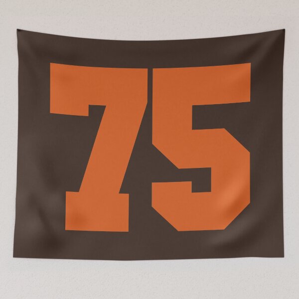 Item preview, 75 Number Cleveland Sports Seventy-Five Brown Jersey designed and sold by HelloFromAja.
