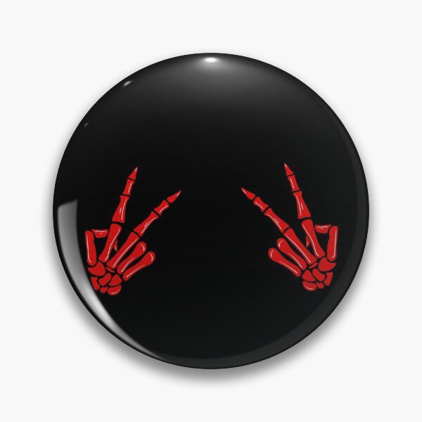 Item preview, Peace skeletal hands designed and sold by Dr. Heartbeat.