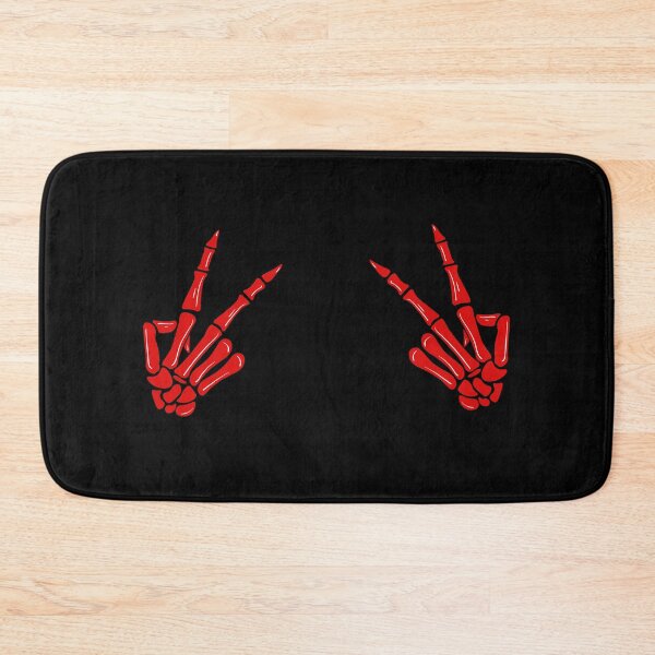Item preview, Peace skeletal hands designed and sold by Dr. Heartbeat.