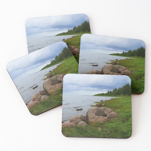 Item preview, boulders by the lake dramatic landscape designed and sold by mrivserg.