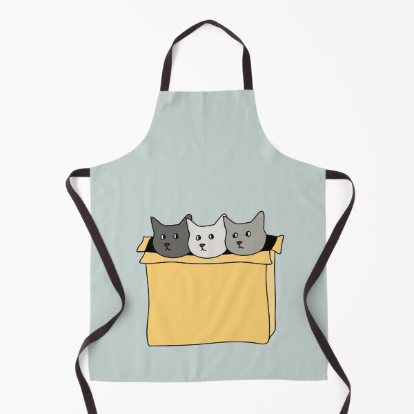 Item preview, three cats in a cardboard box designed and sold by pastelpurple.