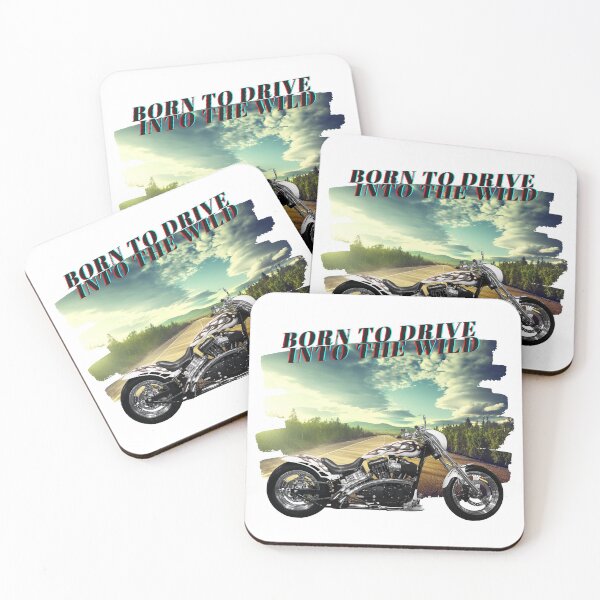 Item preview, Cool motorbike driving into the wild designed and sold by ka-r-a.