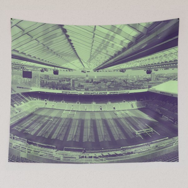 Item preview, Newcastle United Football Club Vintage Green Photography designed and sold by Sunny Collections.