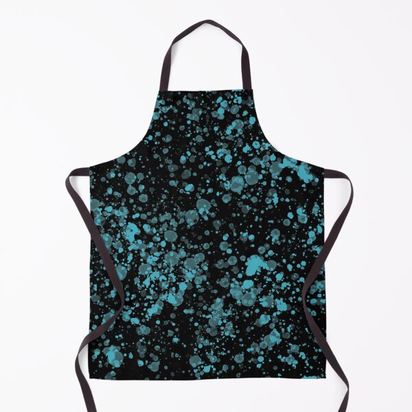 Item preview, Blue splashes on black  designed and sold by Mandala & More.