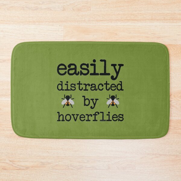 Item preview, Easily distracted by hoverflies designed and sold by uncutcreations.
