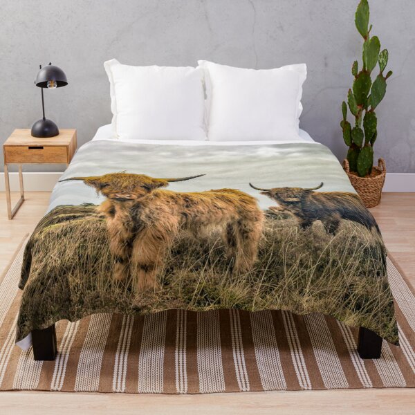 Vista previa del artículo con la obra «Hairy Higland Cow - Un regalo lindo y esponjoso para un amante de Escocia.», diseñado y vendido por utaini.