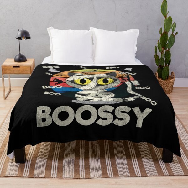 Item preview, Vintage Boo Halloween Boosy Cat Graphic T-Shirt designed and sold by belmahdy.
