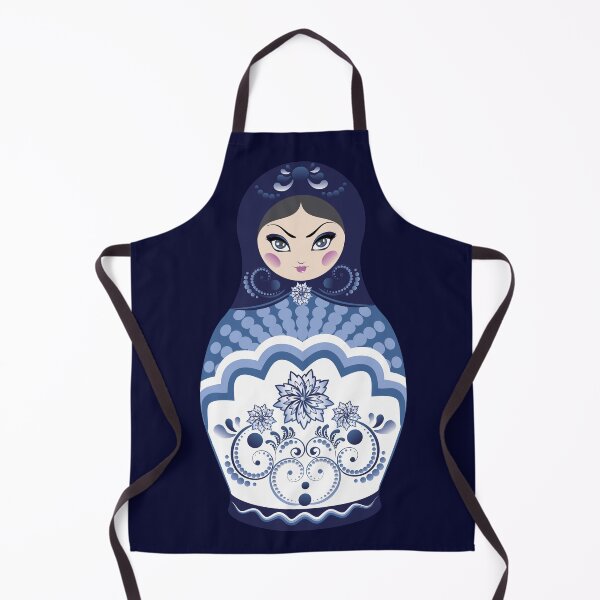 Item preview, Blue matryoshka doll designed and sold by AnnArtshock.