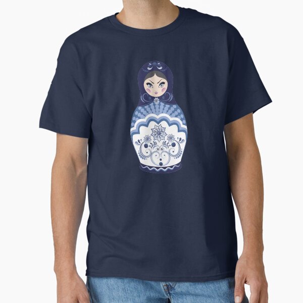 Item preview, Blaue Matroschka-Puppe designed and sold by AnnArtshock.