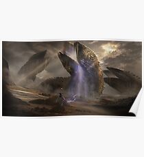 Dune Sandworms Poster