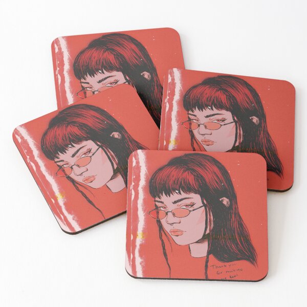Item preview, Girl in red plus text designed and sold by Megatu.
