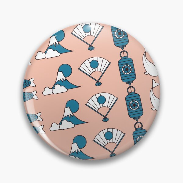 Item preview, Peach Japan culture beautiful pattern gift design designed and sold by Michael Schmidt.