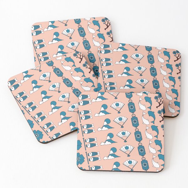 Item preview, Peach Japan culture beautiful pattern gift design designed and sold by Michael Schmidt.